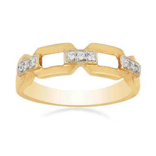BUY 14K GOLD REAL WHITE DIAMOND GEMSTONE CLASSIC RING
